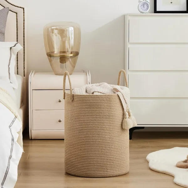 Large_Cotton_Storage_Basket_For_Living_Room_Bedroom_Nursery_Laundry_Beige_Small