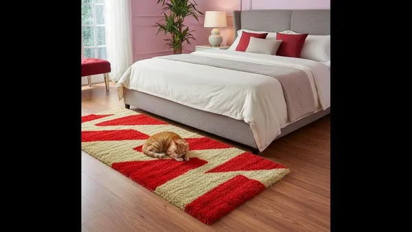 Luxury_3_D_Shaggy_Carpet_Rug_For_Living_Room_Bedroom_Designer_Shaggy_Floor_Carpet_Etc_Clr_Red_Beige