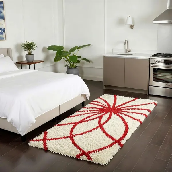 Shaggy_Runner_Carpet_Soft_Fluffy_Modern_Design_Rug_For_Hallway_Bedroom_Living_Room_Etc_Color_Red
