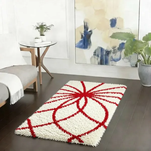 Shaggy_Runner_Carpet_Soft_Fluffy_Modern_Design_Rug_For_Hallway_Bedroom_Living_Room_Etc_Color_Red