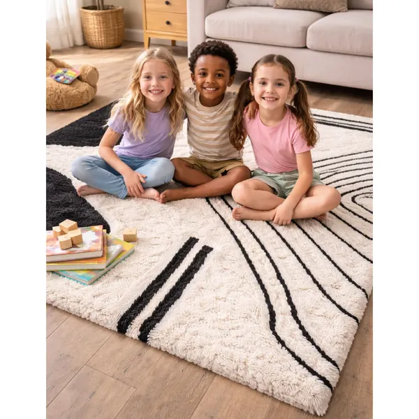 Shaggy_Runner_Carpet_Soft_Fluffy_Modern_Design_Rug_For_Hallway_Bedroom_Living_Room_Etc_Color_Ivory