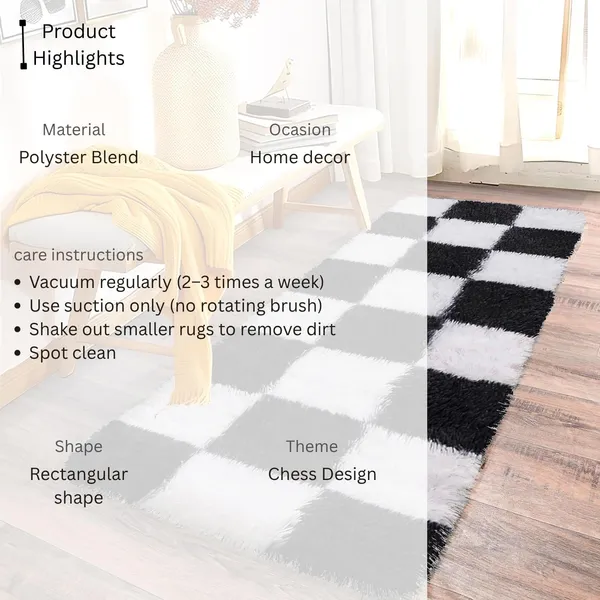Shaggy_Runner_Carpet_Soft_Fluffy_Modern_Design_Rug_For_Hallway_Bedroom_Living_Room_Etc_Color_Black