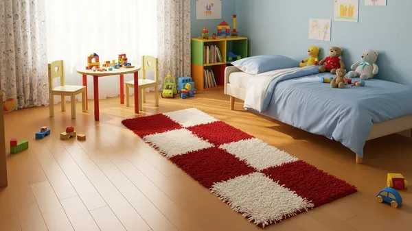 Shaggy_Runner_Carpet_Soft_Fluffy_Modern_Design_Rug_For_Hallway_Bedroom_Living_Room_Etc_Color_Red