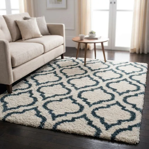 Modern_Micro_Fiber_Rug_Carpet_For_Hall_Bedroom_Kichen_Kids_Room_Baby_Room_Etc_Color_Ivory_Blue_Patter