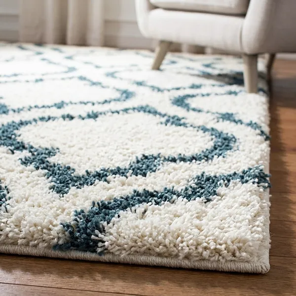 Modern_Micro_Fiber_Rug_Carpet_For_Hall_Bedroom_Kichen_Kids_Room_Baby_Room_Etc_Color_Ivory_Blue_Patter