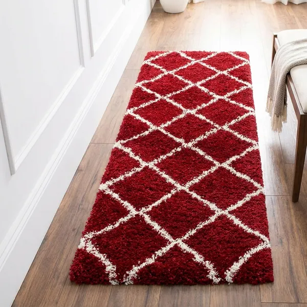 Modern_Micro_Fiber_Rug_Carpet_For_Hall_Bedroom_Kichen_Kids_Room_Baby_Room_Etc_Color_Red_And_Ivory