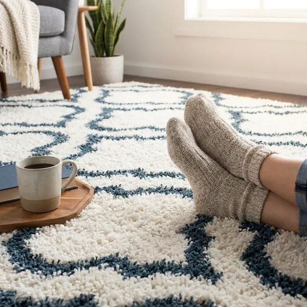 Modern_Micro_Fiber_Rug_Carpet_For_Hall_Bedroom_Kichen_Kids_Room_Baby_Room_Etc_Color_Ivory_Blue_Patter