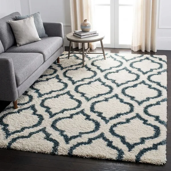 Premium_Velvet_Runner_Rug_For_Hallways_And_Entryways_Soft_Non_Slip_And_Stain_Resistant_Design_For_Contemporary_Living_Spaces_Ivory_Blue