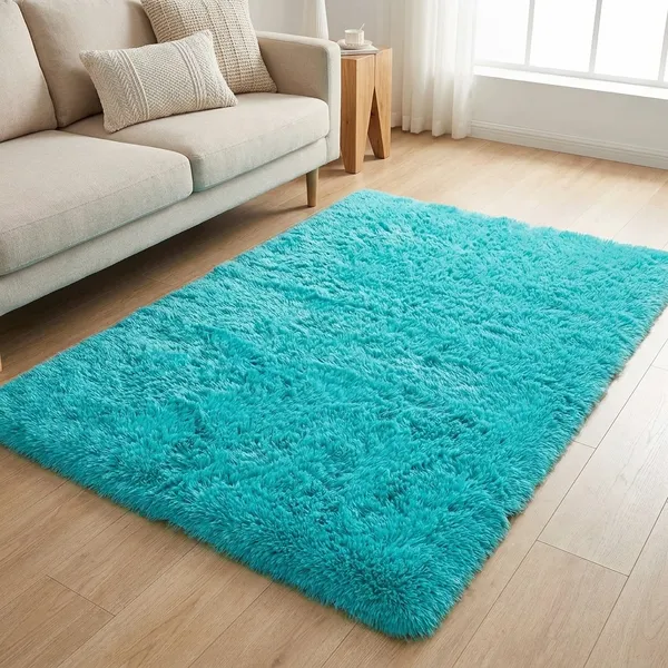 Premium_Shaggy_Carpet_Soft_Luxurious_Non_Slip_Comfort_For_Bedroom_Living_Room_Office_Colour_Turquoise