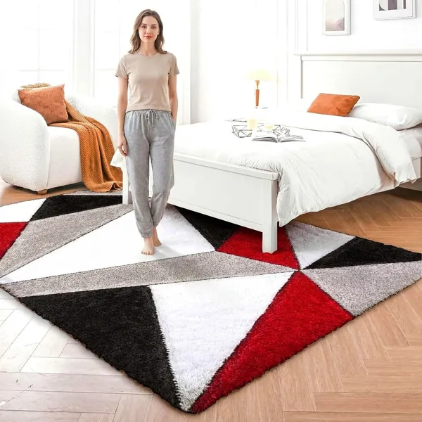 Ultra_Soft_Shaggy_Carpet_For_Living_Room_Bedroom_Premium_Fluffy_Area_Rug_Red_3_D