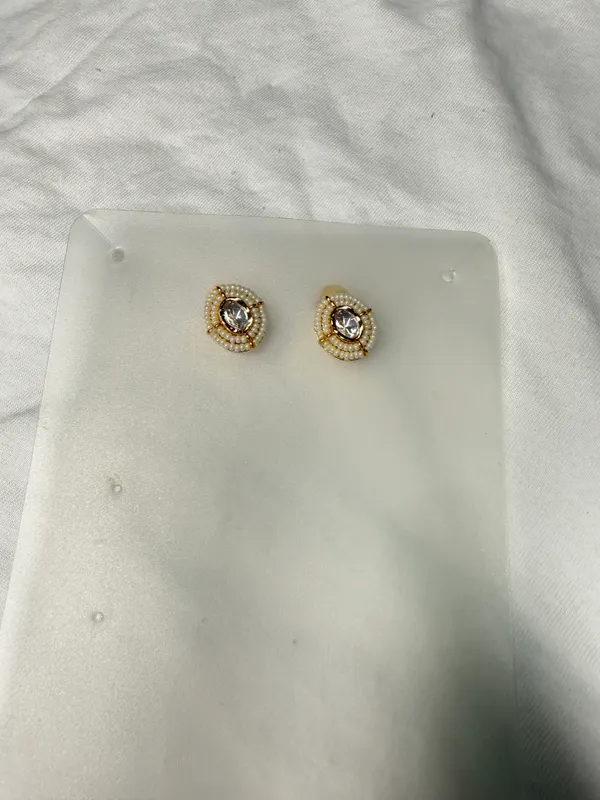 Multicolor_Gold_Toned_Crystal_Halo_Oval_Stud_Earrings_For_Women
