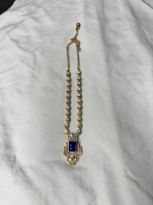 Blue_Gold-Toned_Alloy_Vintage_Stone_Necklace_And_Earring_Set_For_Women