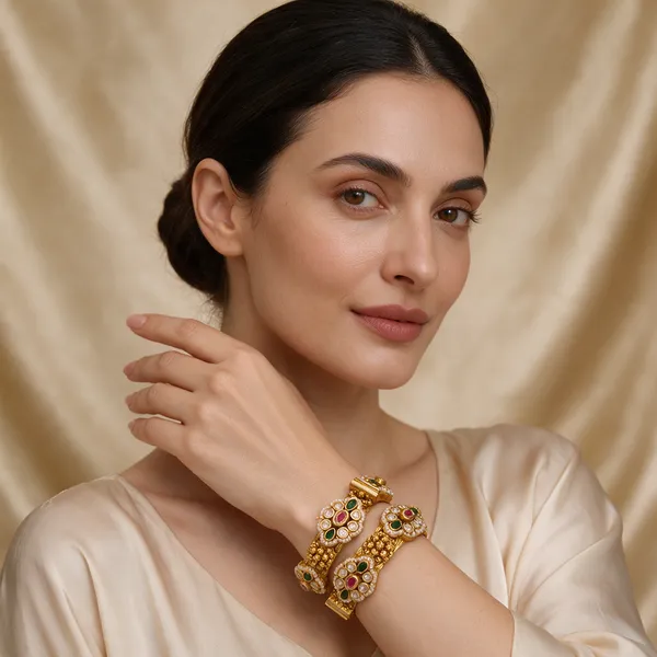 Gold-Toned_Copper_Alloy_Ruby_Emerald_Kundan_Bangles_For_Women