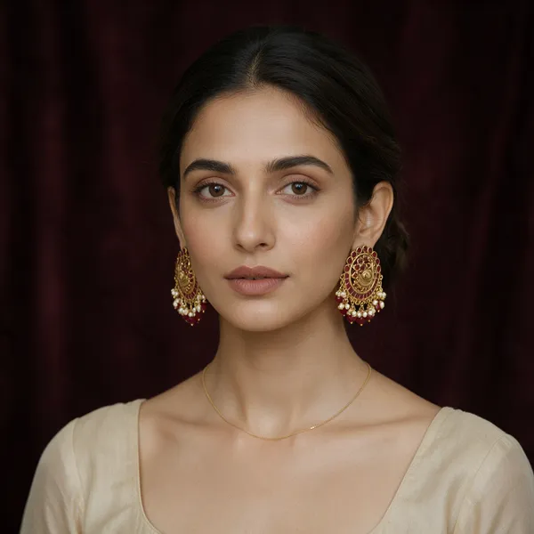 Gold-Toned_Ruby_Red_Kundan_Pearl_Drop_Chandbali_Earrings_For_Women