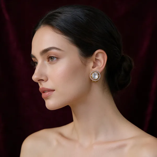 Gold-Toned_White_Kundan_Crystal_Halo_Stud_Earrings_For_Women