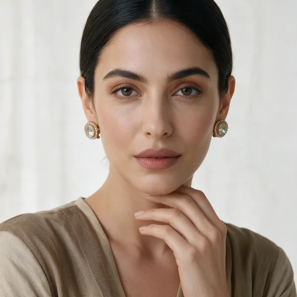 Gold-Toned_White_Kundan_Crystal_Halo_Stud_Earrings_For_Women