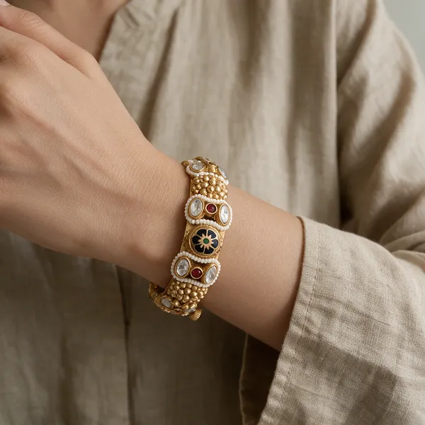Gold-Toned_Copper_Alloy_Kundan_Meenakari_Bracelet_For_Women