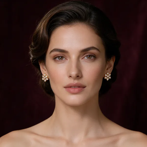 Gold-Toned_Copper_Alloy_Floral_Kundan_Stud_Earrings_For_Women
