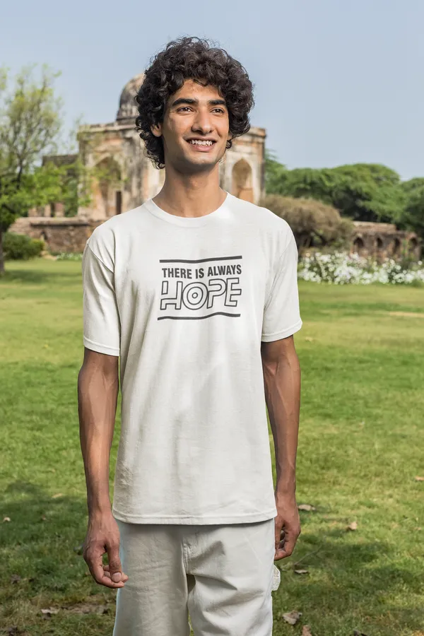 There_Is_Always_Hope_-_Inspirational_White_T-Shirt