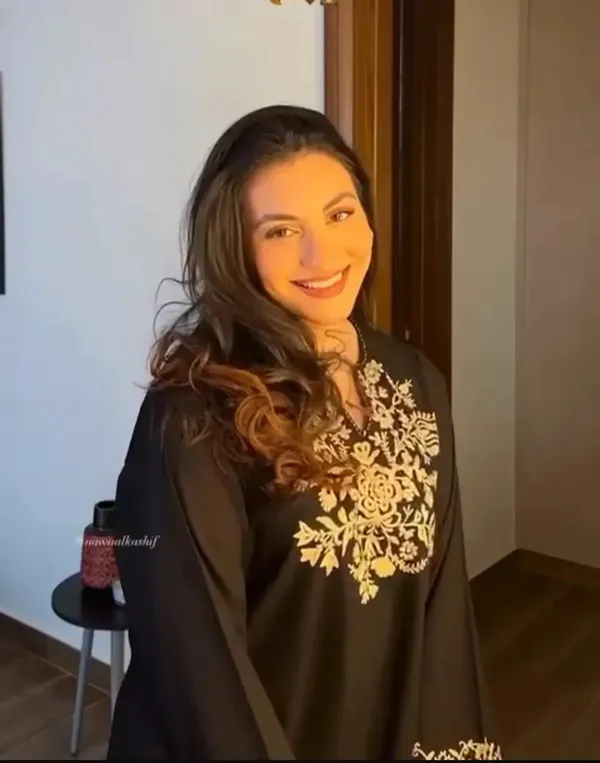 Black_Embroidered_Kurta_With_Ivory_Wide_Leg_Pants