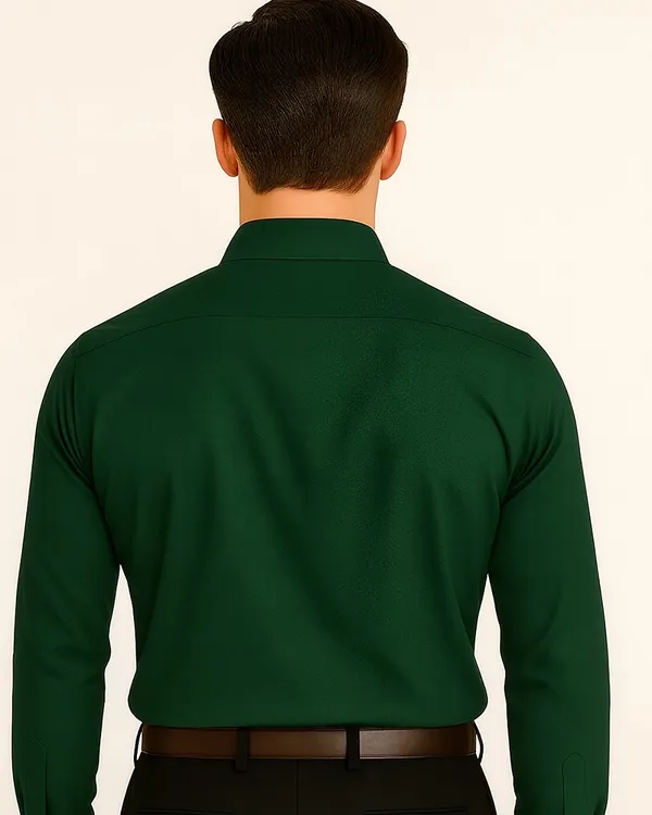 Jeanne_Paquin's_Premium_Kasturi_Cotton_Green_Colour_Shirt