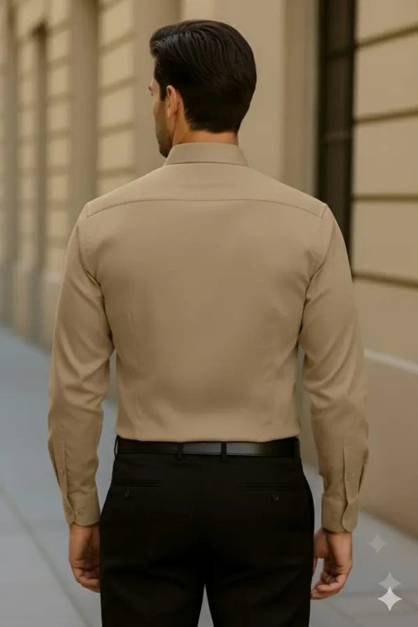 Jeanne_Paquin's_Premium_Kasturi_Cotton_Beige_Colour_Shirt