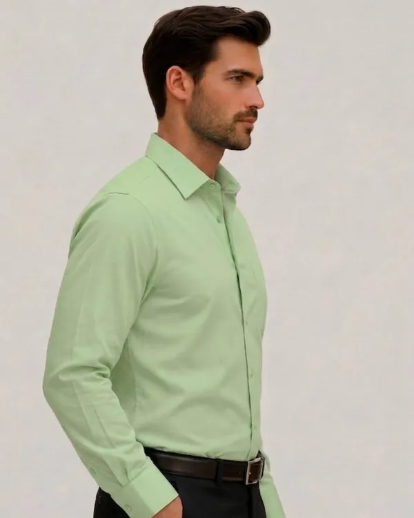 Jeanne_Paquin's_Premium_Kasturi_Cotton_Light_Green_Colour_Shirt
