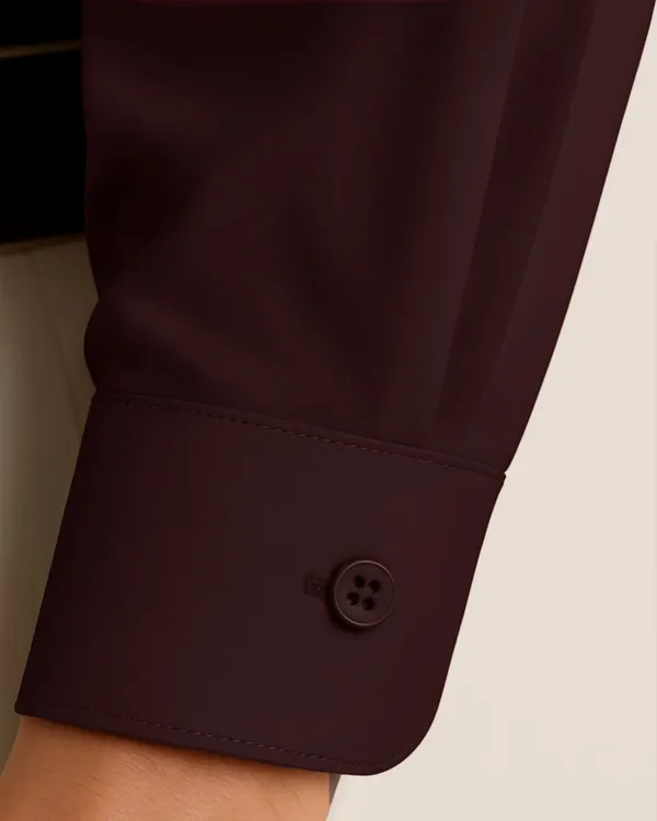 Jeanne_Paquin's_Premium_Kasturi_Cotton_Wine_Colour_Shirt