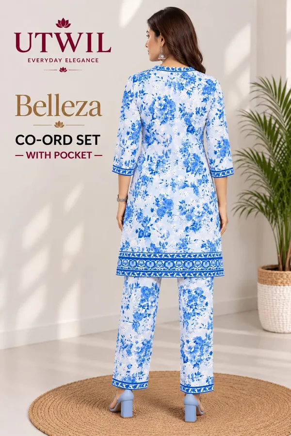 Utwil_Belleza_Women’s_Printed_Cambric_Kurta_Pant_Co-Ord_Set_with_Aloe_Vera_Soft_Finish