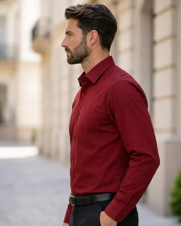 Jeanne_Paquin's_Premium_Kasturi_Cotton_Light_Maroon_Colour_Shirt