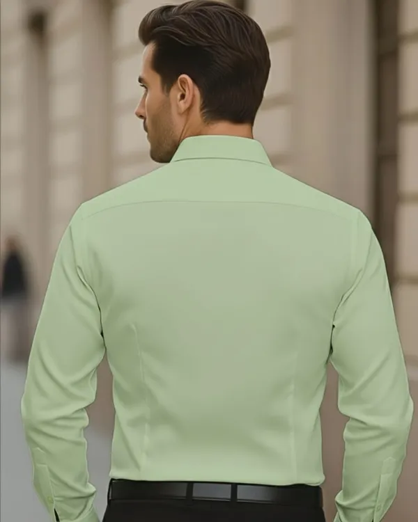 Jeanne_Paquin's_Premium_Kasturi_Cotton_Light_Green_Colour_Shirt