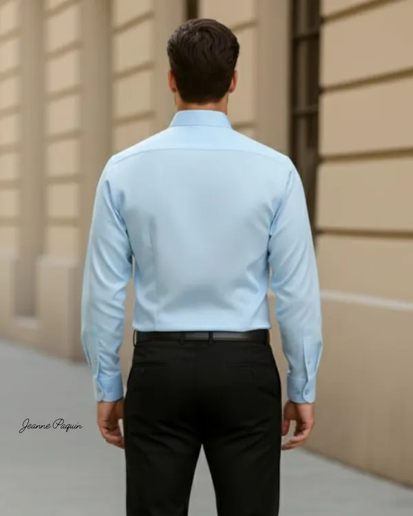 Jeanne_Paquin's_Premium_Kasturi_Cotton_Sky_Blue_Colour_Shirt