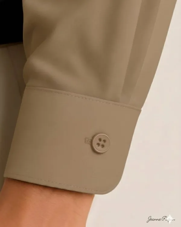 Jeanne_Paquin's_Premium_Kasturi_Cotton_Beige_Colour_Shirt