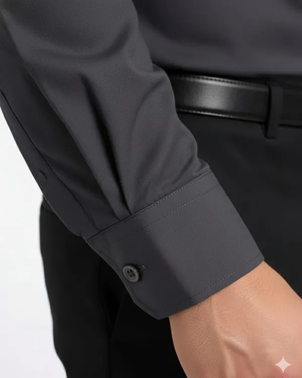 Jeanne_Paquin's_Premium_Kasturi_Cotton_Dark_Grey_Colour_Shirt