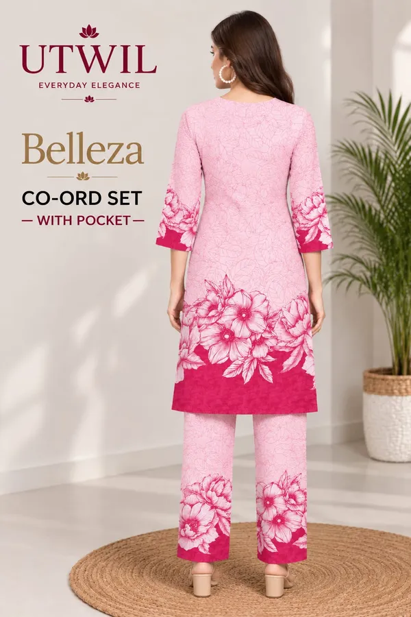 Utwil_Belleza_Women’s_Printed_Cambric_Kurta_Pant_Co-Ord_Set_with_Aloe_Vera_Soft_Finish