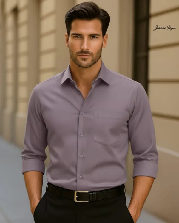 Jeanne_Paquin's_Premium_Kasturi_Cotton_Lavender_Colour_Shirt