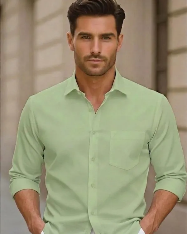 Jeanne_Paquin's_Premium_Kasturi_Cotton_Light_Green_Colour_Shirt