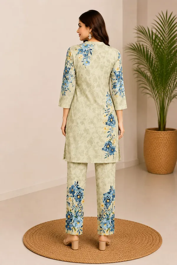 Utwil_Belleza_Women’s_Printed_Cambric_Kurta_Pant_Co-Ord_Set_with_Aloe_Vera_Soft_Finish