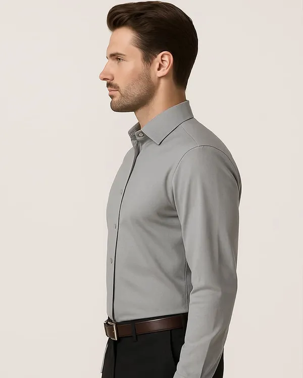 Jeanne_Paquin's_Premium_Kasturi_Grey_White_Colour_Shirt