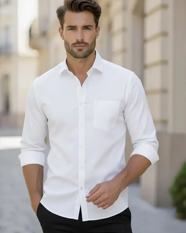 Jeanne_Paquin's_Premium_Kasturi_Cotton_White_Colour_Shirt