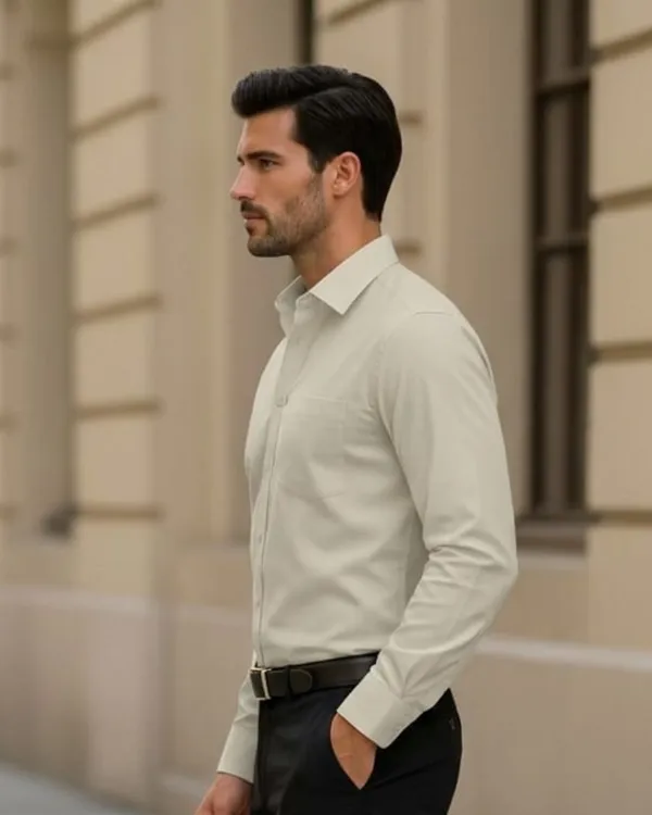 Jeanne_Paquin's_Premium_Kasturi_Cotton_Beige_Colour_Shirt