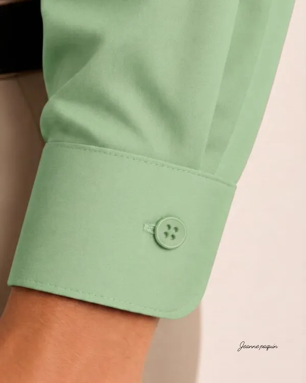 Jeanne_Paquin's_Premium_Kasturi_Cotton_Light_Green_Colour_Shirt