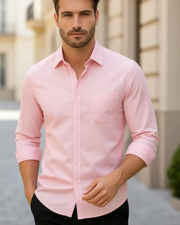 Jeanne_Paquin's_Premium_Kasturi_Cotton_Pink_Colour_Shirt