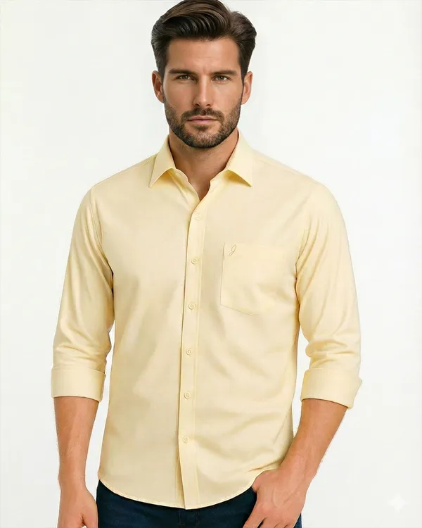 Jeanne_Paquin's_Premium_Kasturi_Cotton_Cream_Colour_Shirt