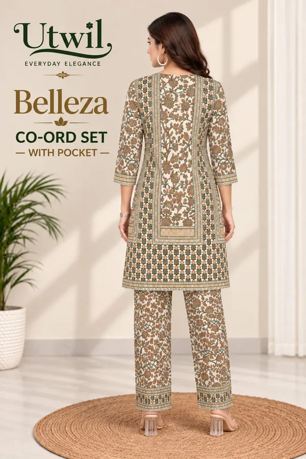 Utwil_Belleza_Women’s_Printed_Cambric_Kurta_Pant_Co-Ord_Set_with_Aloe_Vera_Soft_Finish