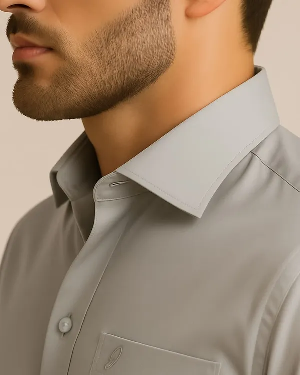 Jeanne_Paquin's_Premium_Kasturi_Grey_White_Colour_Shirt