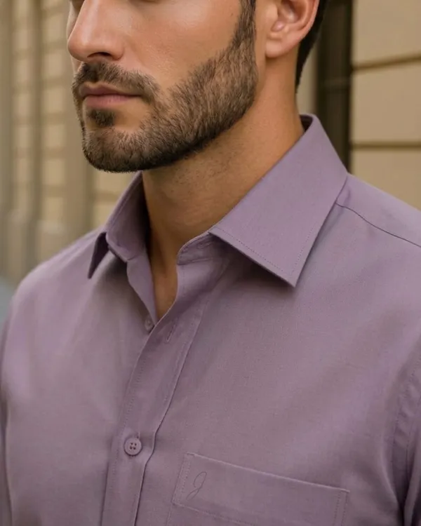Jeanne_Paquin's_Premium_Kasturi_Cotton_Lavender_Colour_Shirt