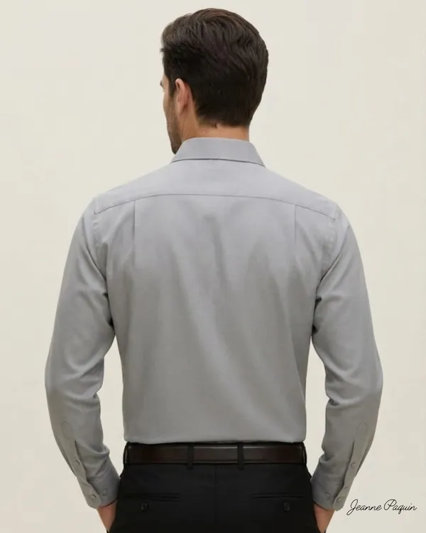 Jeanne_Paquin's_Premium_Kasturi_Grey_White_Colour_Shirt