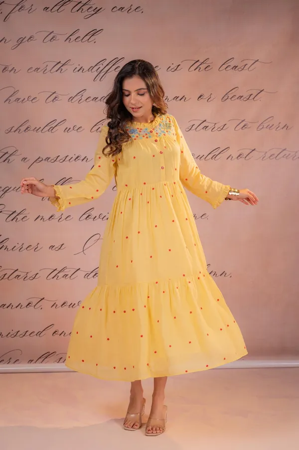 Summer_Yellow__mul_Cotton_Tiered_Dress_For_Women