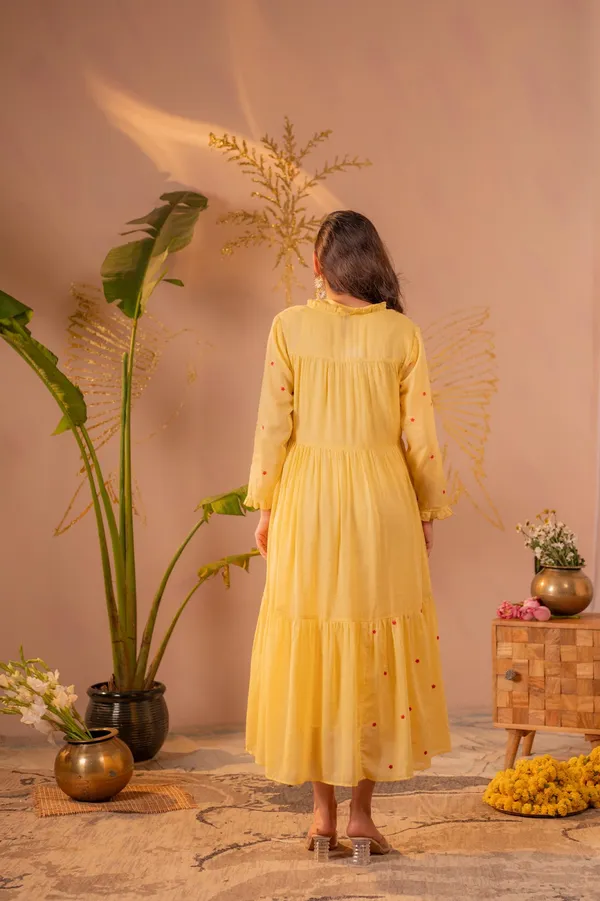 Summer_Yellow__mul_Cotton_Tiered_Dress_For_Women